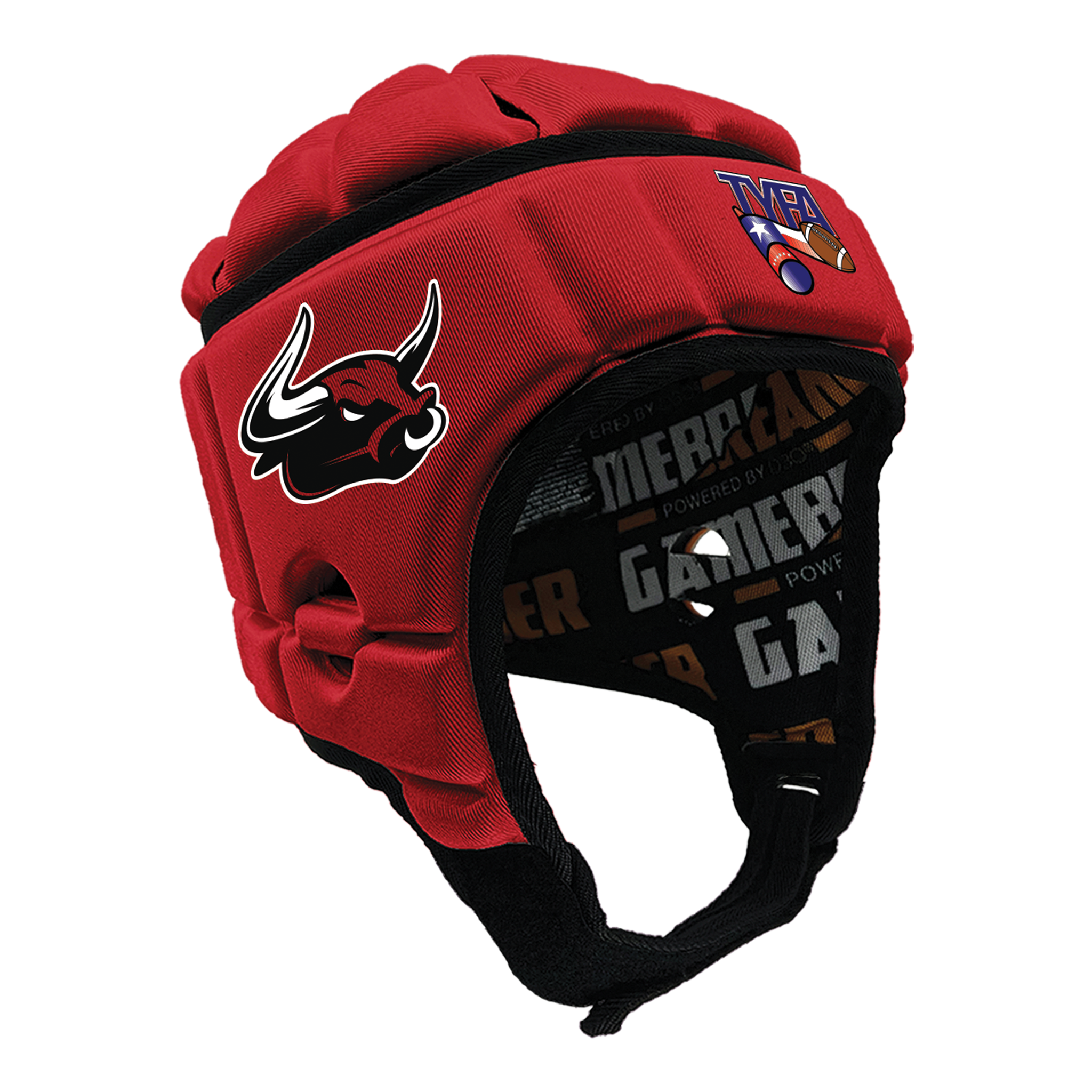 Texas Toros - TYFA :: GameBreaker or GameBreaker-Pro Headgear with Free Cinch Pack and Lip Protector Mouthguard
