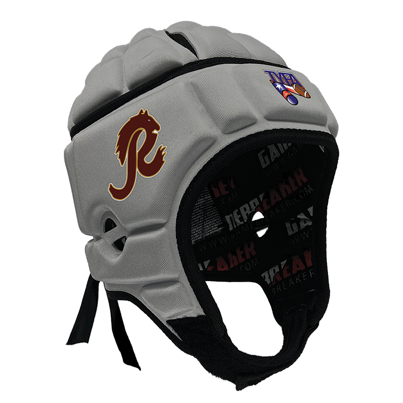 West End Red Wolves - TYFA :: GameBreaker or GameBreaker-Pro Headgear with Free Cinch Pack and Lip Protector Mouthguard