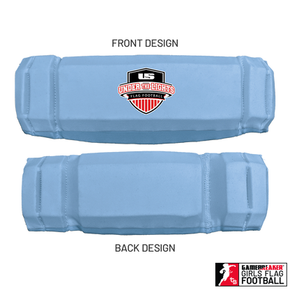 Unrivaled Under the Lights Girls Flag Football :: AURA Headband with Free Cinch Pack and Lip Protector Mouthpiece