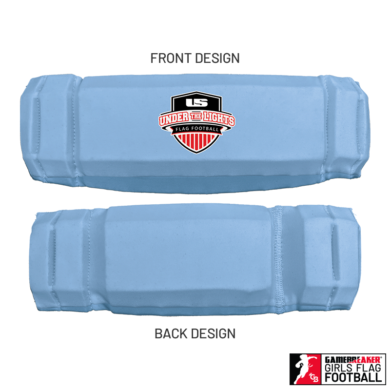 Unrivaled Under the Lights Girls Flag Football :: AURA Headband with Free Cinch Pack and Lip Protector Mouthpiece