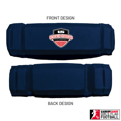 Unrivaled Under the Lights Girls Flag Football :: AURA Headband with Free Cinch Pack and Lip Protector Mouthpiece