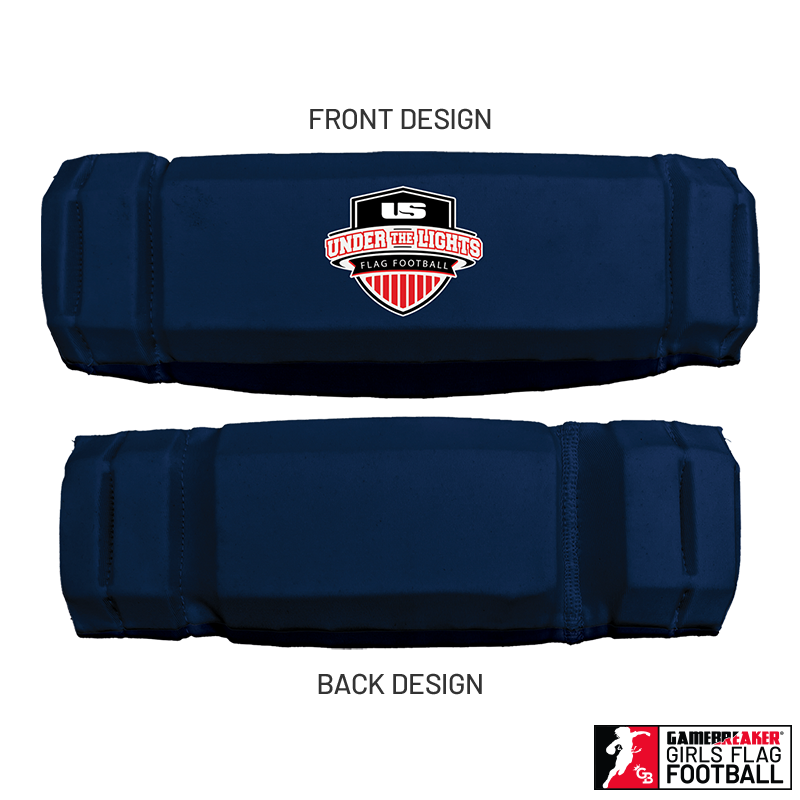 Unrivaled Under the Lights Girls Flag Football :: AURA Headband with Free Cinch Pack and Lip Protector Mouthpiece