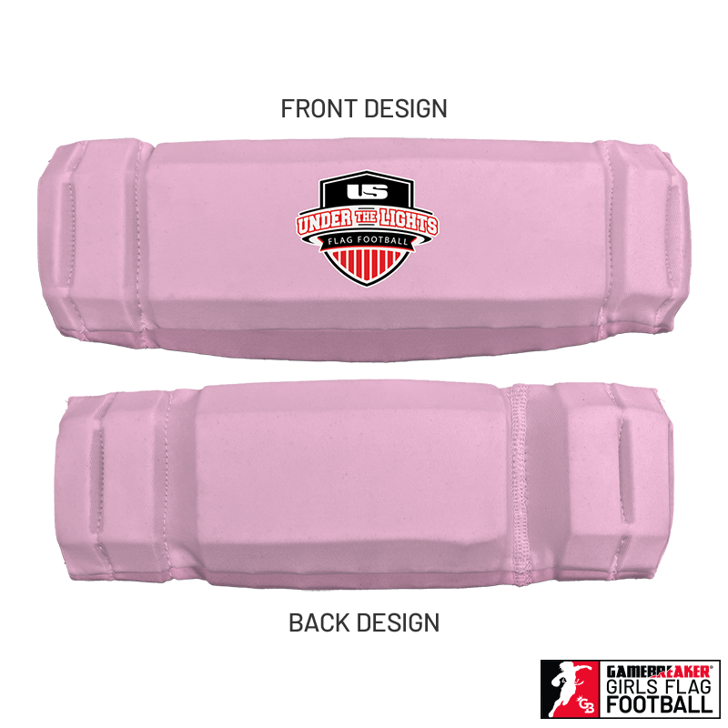 Unrivaled Under the Lights Girls Flag Football :: AURA Headband with Free Cinch Pack and Lip Protector Mouthpiece