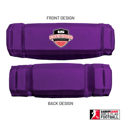 Unrivaled Under the Lights Girls Flag Football :: AURA Headband with Free Cinch Pack and Lip Protector Mouthpiece