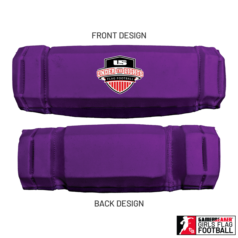 Unrivaled Under the Lights Girls Flag Football :: AURA Headband with Free Cinch Pack and Lip Protector Mouthpiece