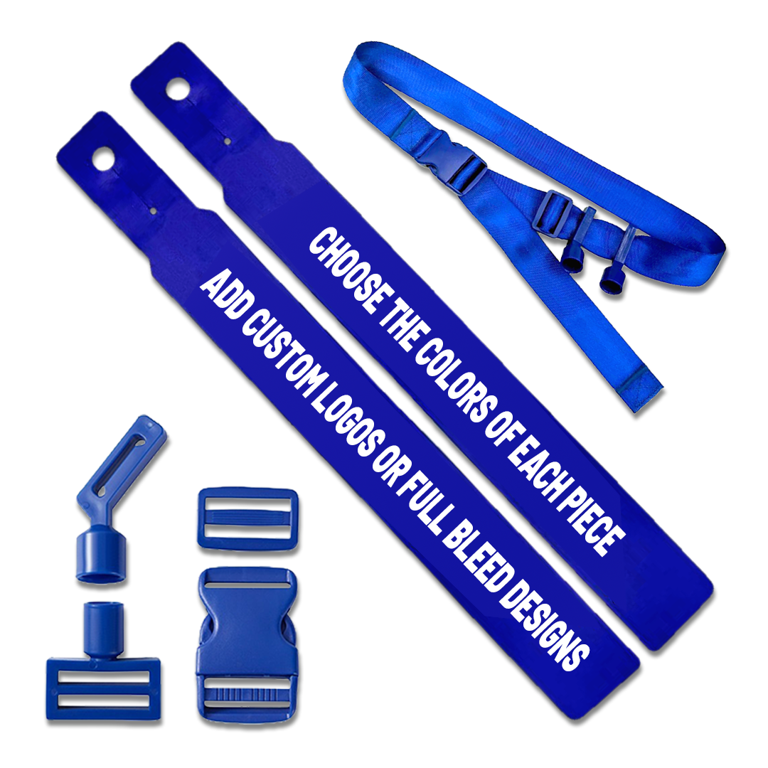 Poppaz Flag Football Belts - Custom Belt / 2 Flags / Poppaz - Gamebreaker