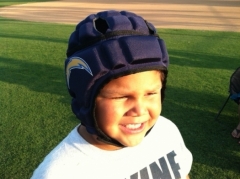 Kid In Helmet